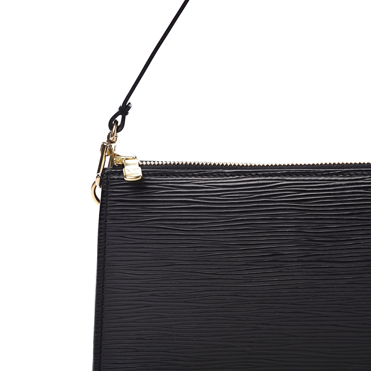 Louis Vuitton Epi Pochette Accessories 24 Black 7 of 11