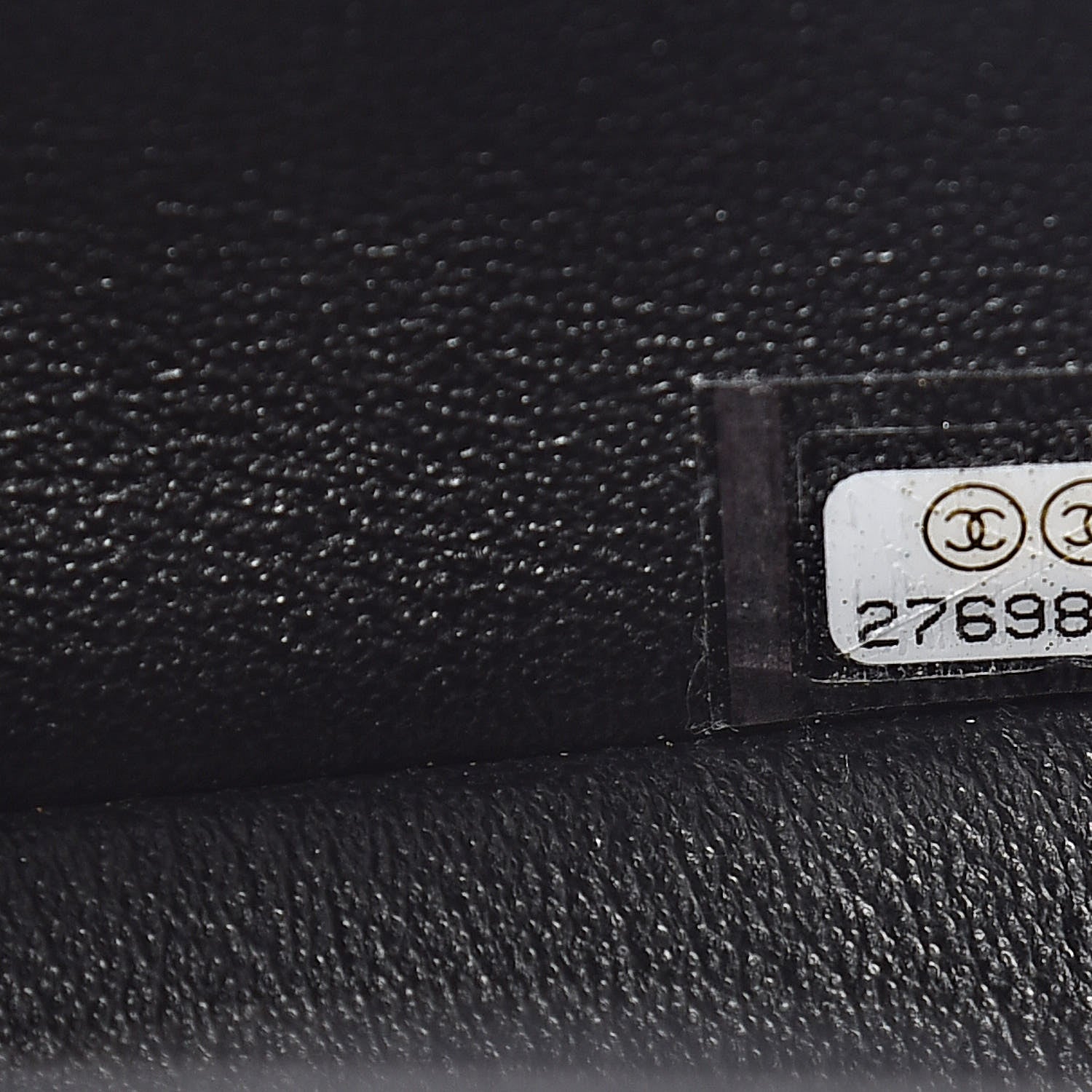 Chanel Lambskin Quilted Mini Square Flap Black 8 of 10