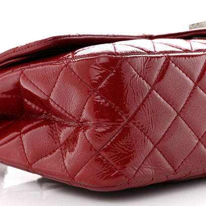 Chanel Distressed Patent Quilted 2.55 Reissue 227 Flap Red 9 of 12