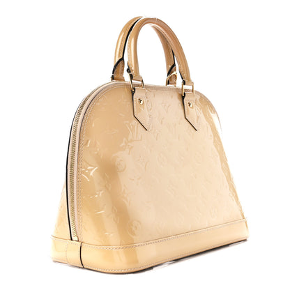 Louis Vuitton Vernis Alma PM Blanc Corail 3 of 19