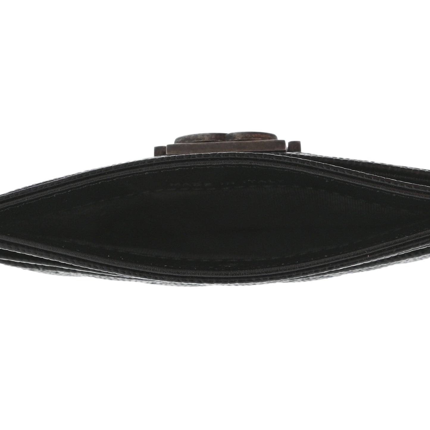 Caviar Quilted Boy Card Holder Black
