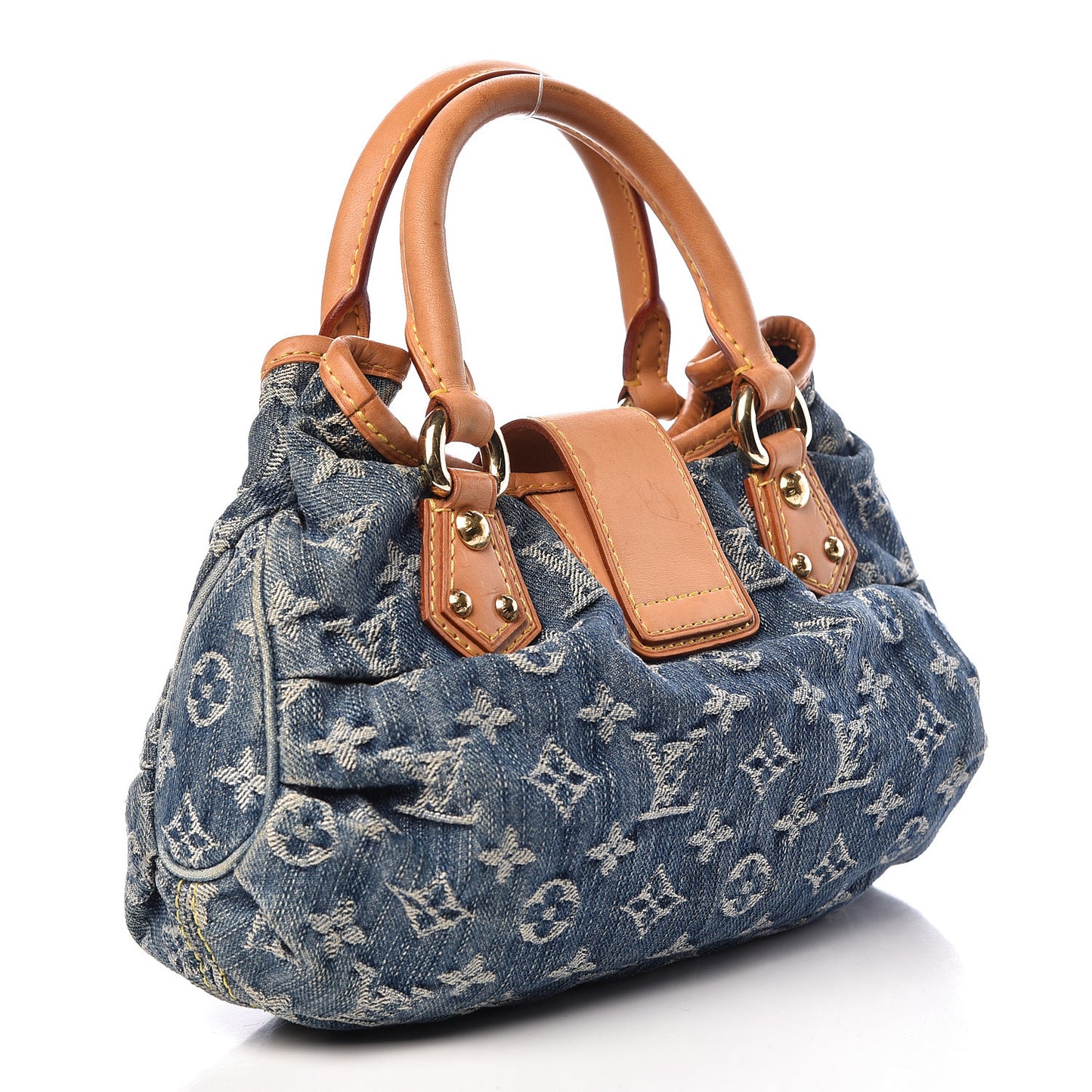 Monogram Denim Pleaty Blue
