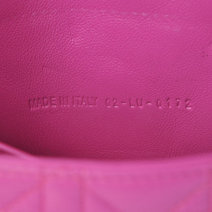 Christian Dior Lambskin Cannage New Lock Pouch Rose Sorbet 6 of 9