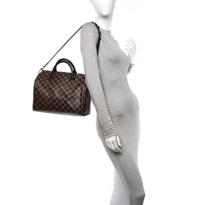 Louis Vuitton Damier Ebene Speedy Bandouliere 30 2 of 9