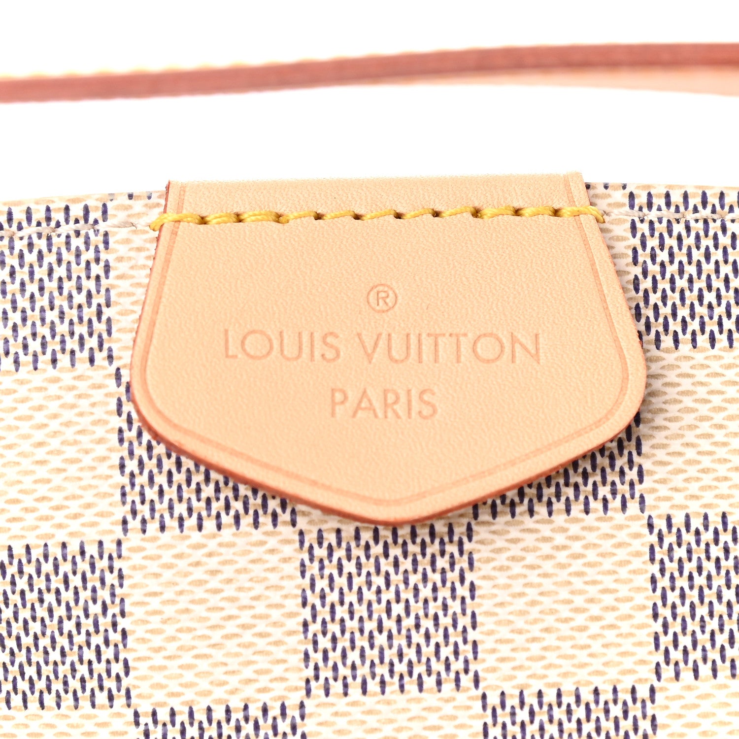 Louis Vuitton Damier Azur Graceful MM Rose Ballerine 8 of 10