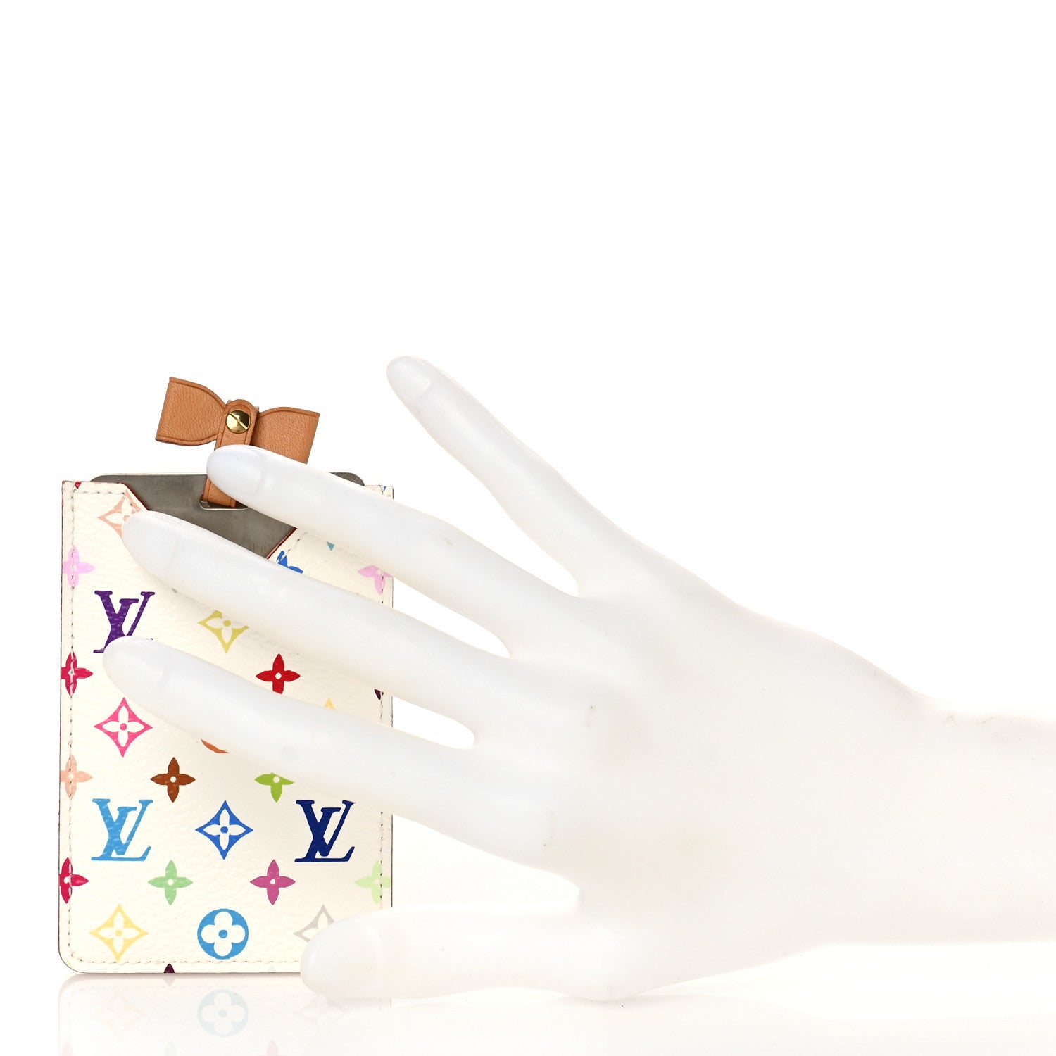 Louis Vuitton Monogram Multicolor Mirror and Case Pouch White 2 of 9