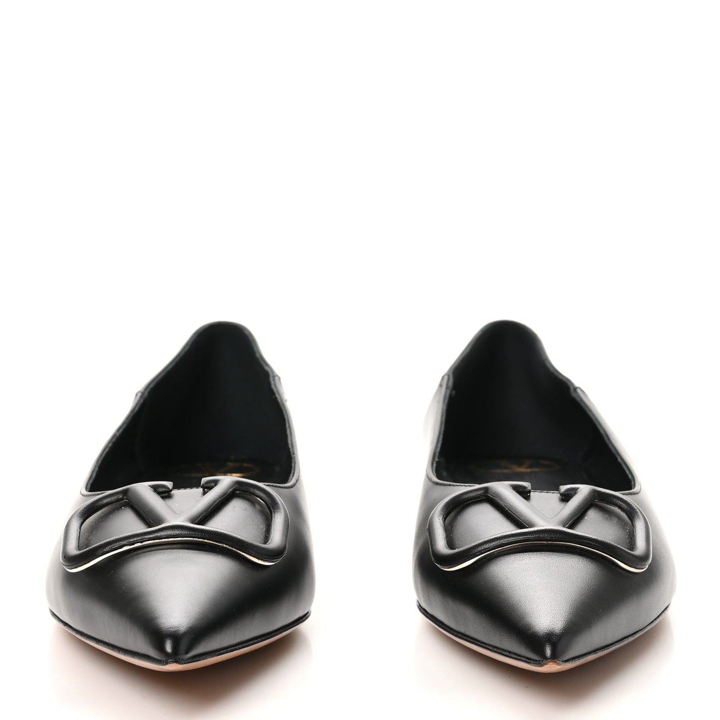 Nappa Vlogo Flats 40 Black