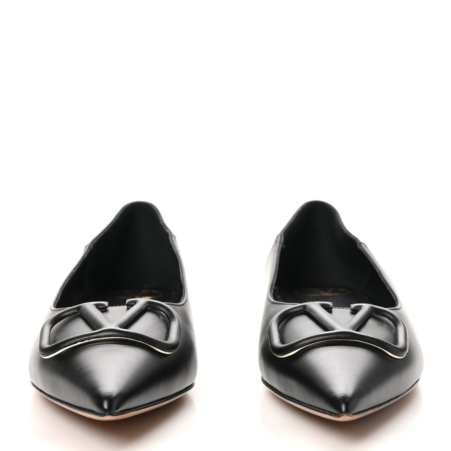 Valentino Garavani Nappa Vlogo Flats 40 Black 2 of 9