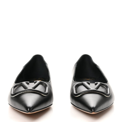 Valentino Garavani Nappa Vlogo Flats 40 Black 2 of 9