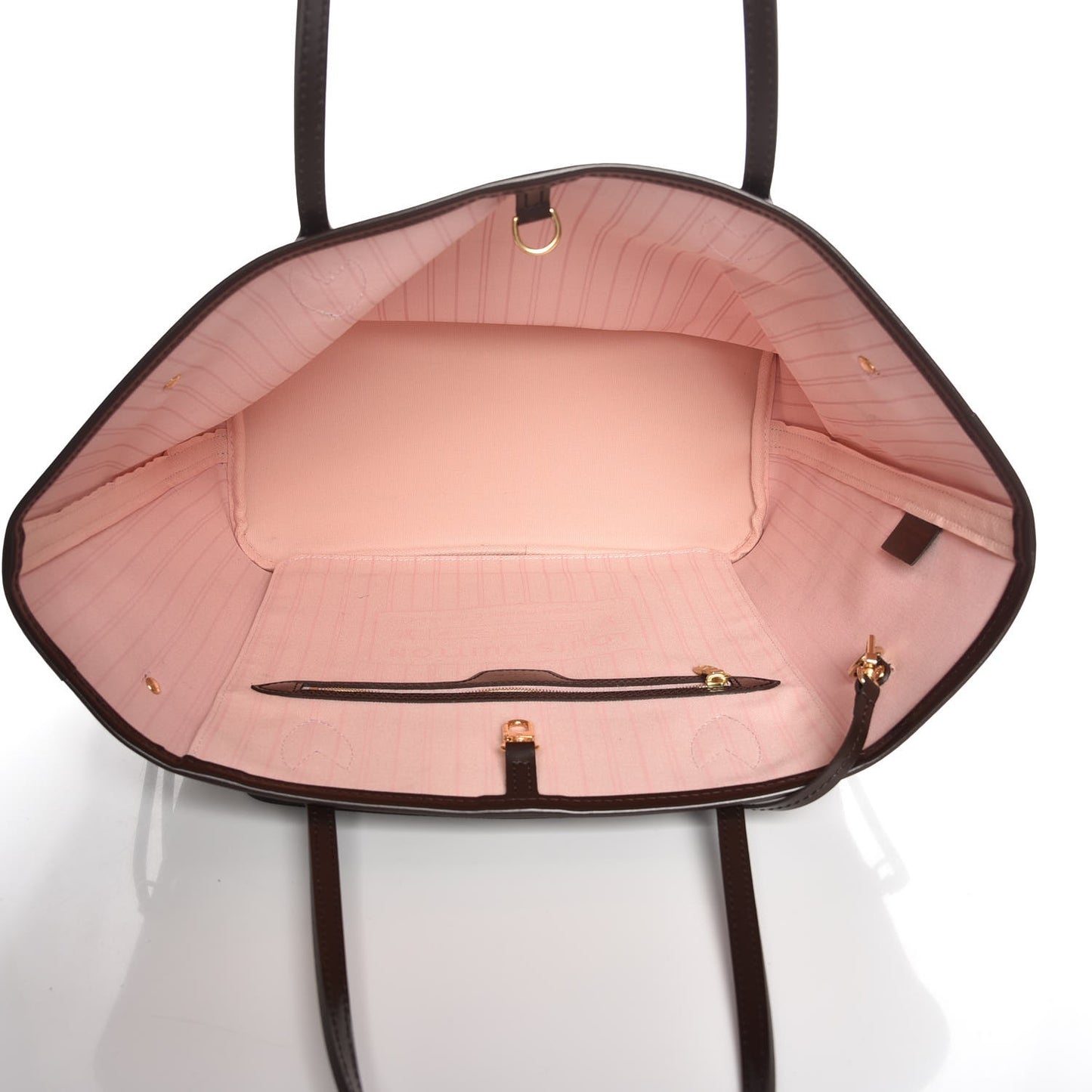 Damier Ebene Neo Neverfull MM Rose Ballerine