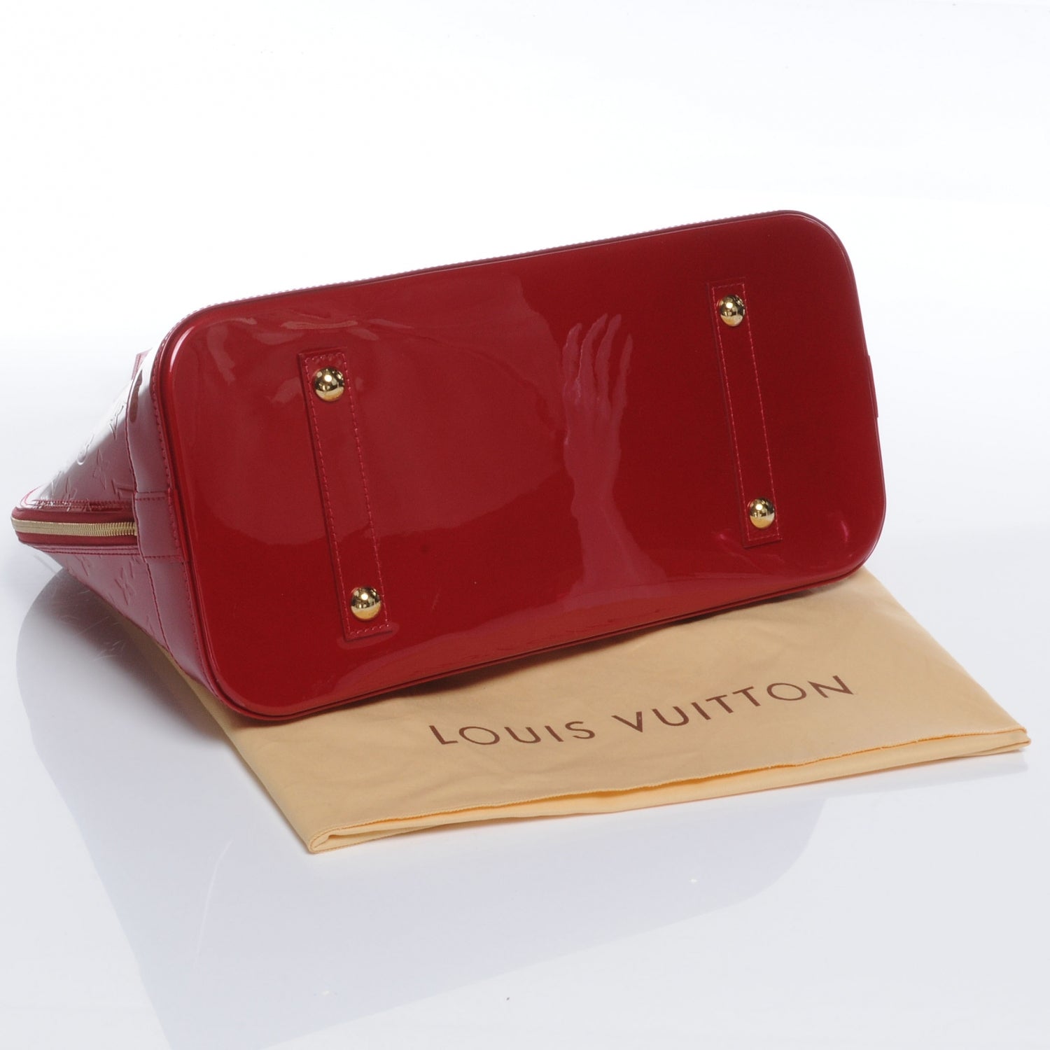 Louis Vuitton Vernis Alma GM Pomme D'Amour 4 of 7
