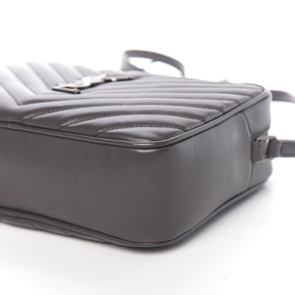 Saint Laurent Calfskin Matelasse Monogram Lou Camera Bag Pebble 9 of 9