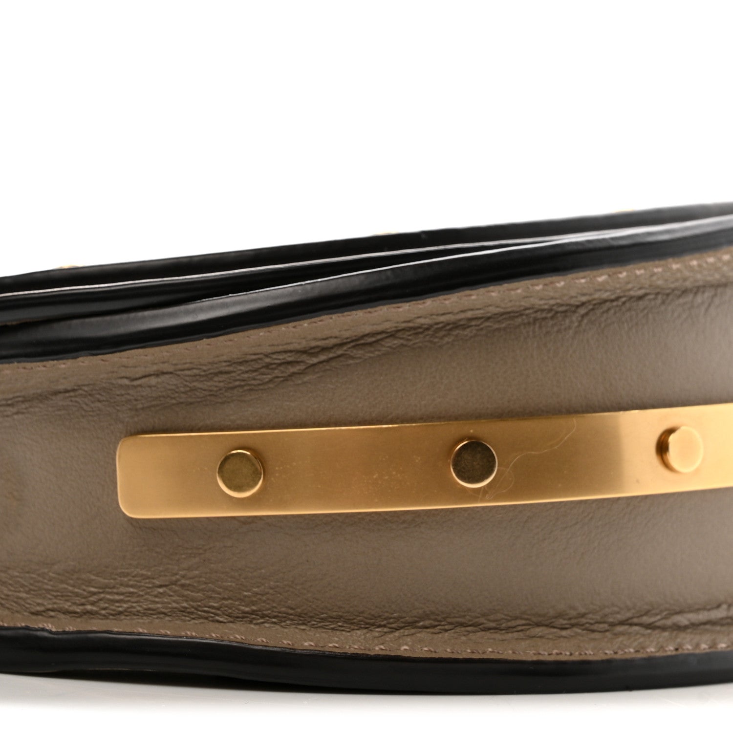 Chloe Calfskin Small Nile Bracelet Minaudiere Bag Motty Grey 8 of 15