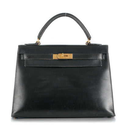 Hermes Box Kelly Sellier 32 Black 1 of 32