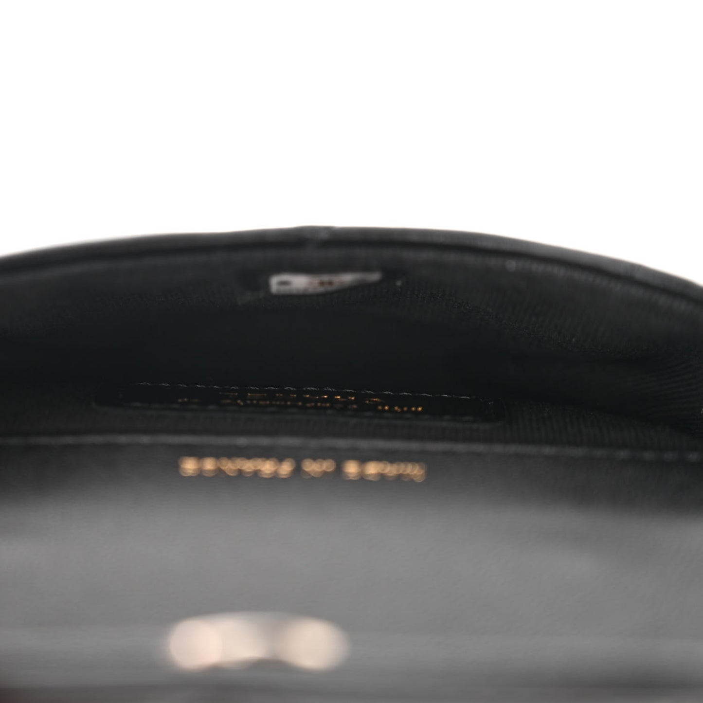 Lambskin Quilted Pearl Top Handle Clutch With Chain Black