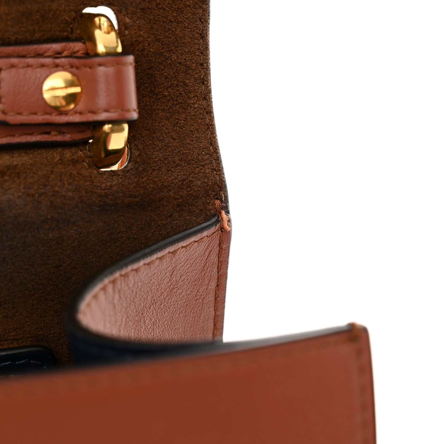 Vitello Grace Matte F is Fendi Kan U Shoulder Bag Rust