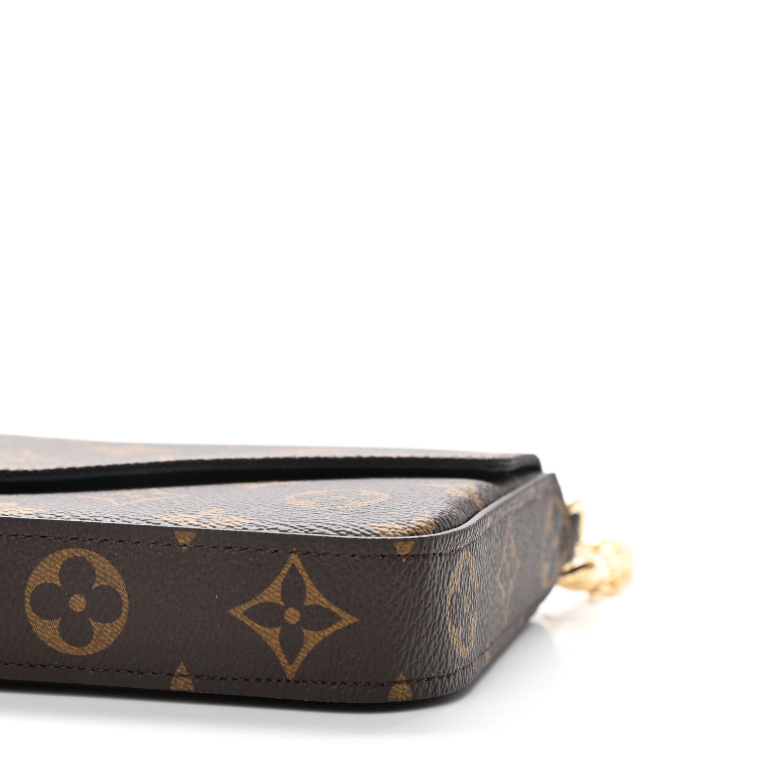Louis Vuitton Monogram My LV World Tour Pochette Felicie Chain Wallet Black 10 of 11
