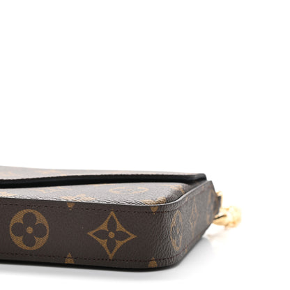 Louis Vuitton Monogram My LV World Tour Pochette Felicie Chain Wallet Black 10 of 11