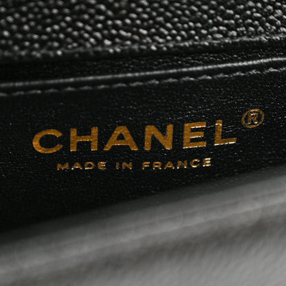 Chanel Caviar Quilted Small Boy Messenger Bag Black 6 of 10