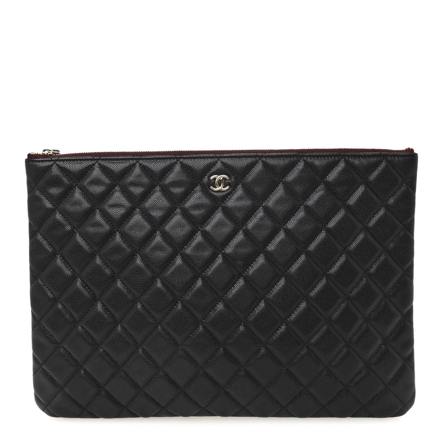 Chanel Caviar Quilted Large Cosmetic Case Black 1 of 7
