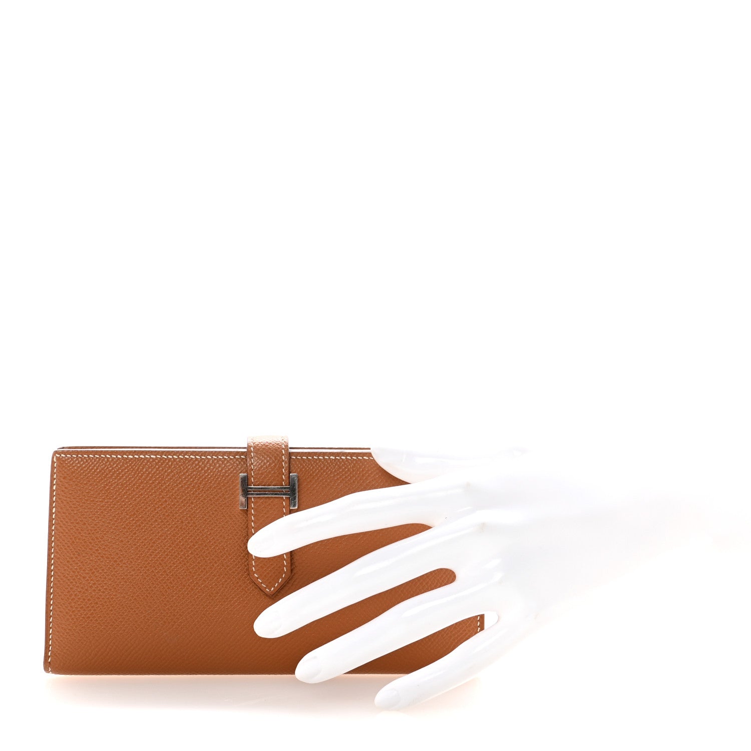 Hermes Epsom Bearn Gusset Wallet Gold 2 of 7