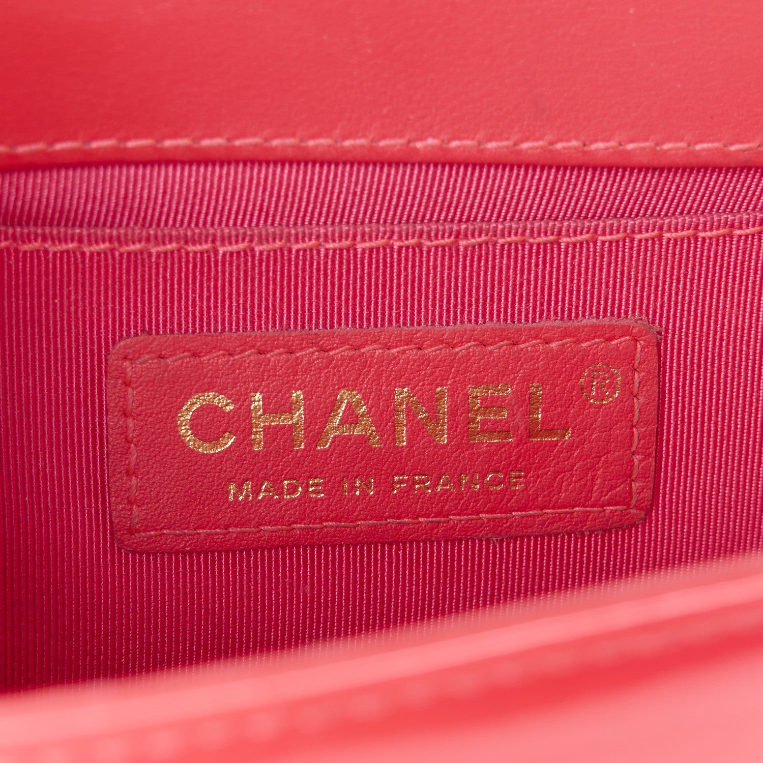 Chanel Patent Calfskin Quilted Small Boy Flap Pink 6 of 10