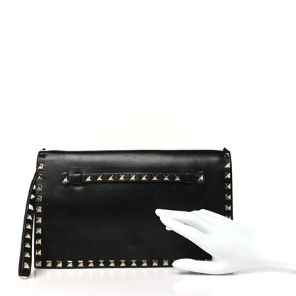 Valentino Garavani Nappa Rockstud Wristlet Clutch Black 2 of 13