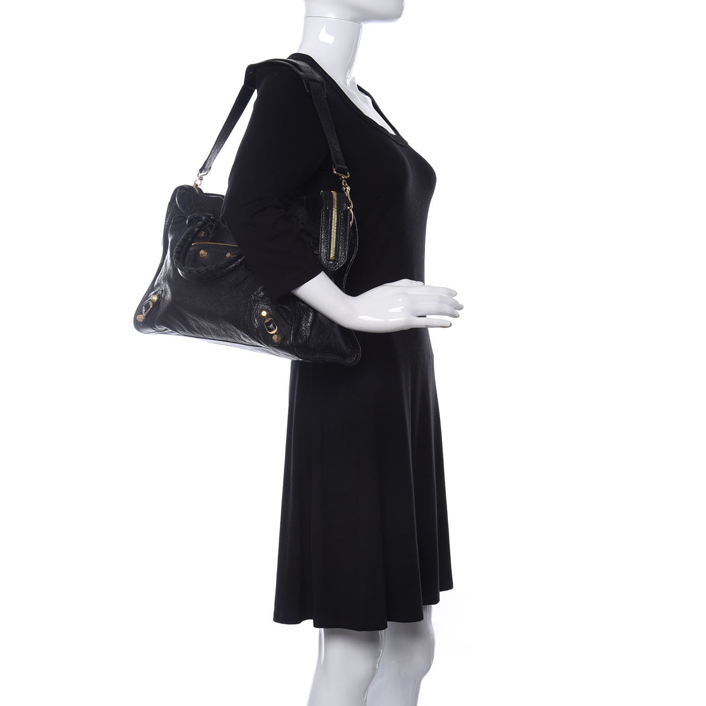 Agneau Giant 12 Gold Hardware City Black