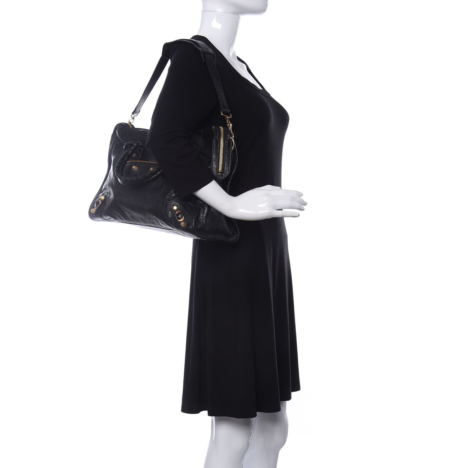 Balenciaga Agneau Giant 12 Gold Hardware City Black 2 of 9