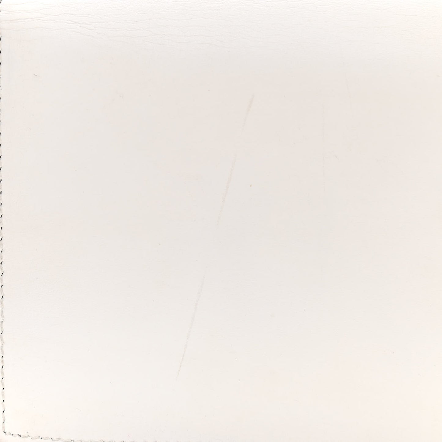 Calfskin Binder Clip Bag White