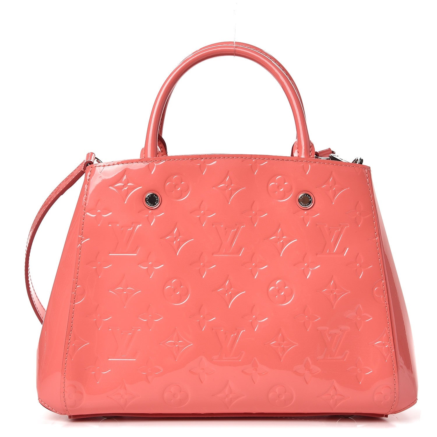 Louis Vuitton Vernis Montaigne BB Poppy 4 of 9