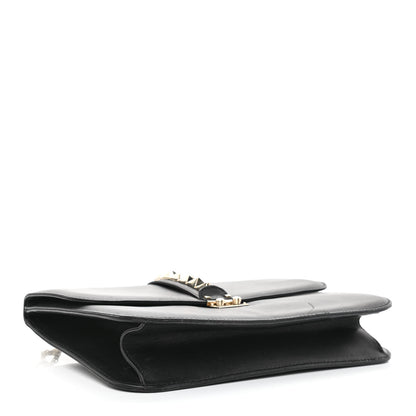 Valentino Garavani Vitello Medium Glam Lock Rockstud Flap Black 4 of 13