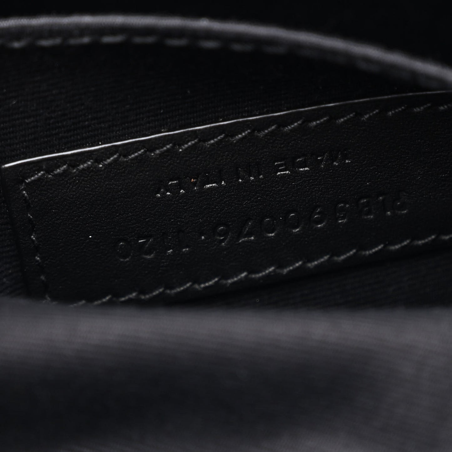 Canvas Monogram Belt Bag Black