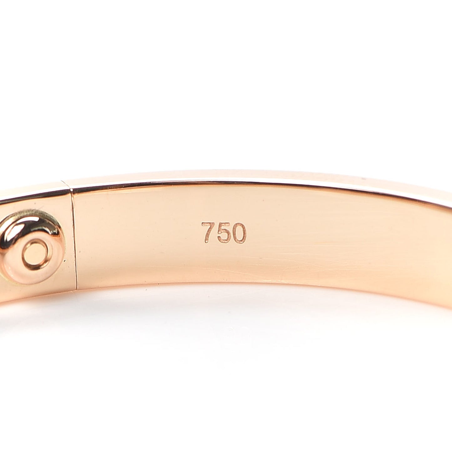18K Pink Gold LOVE Bracelet 17