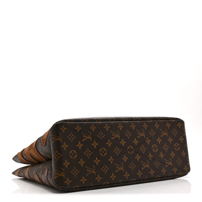Louis Vuitton Monogram Landscape Shopper Tote MM Brown 4 of 9