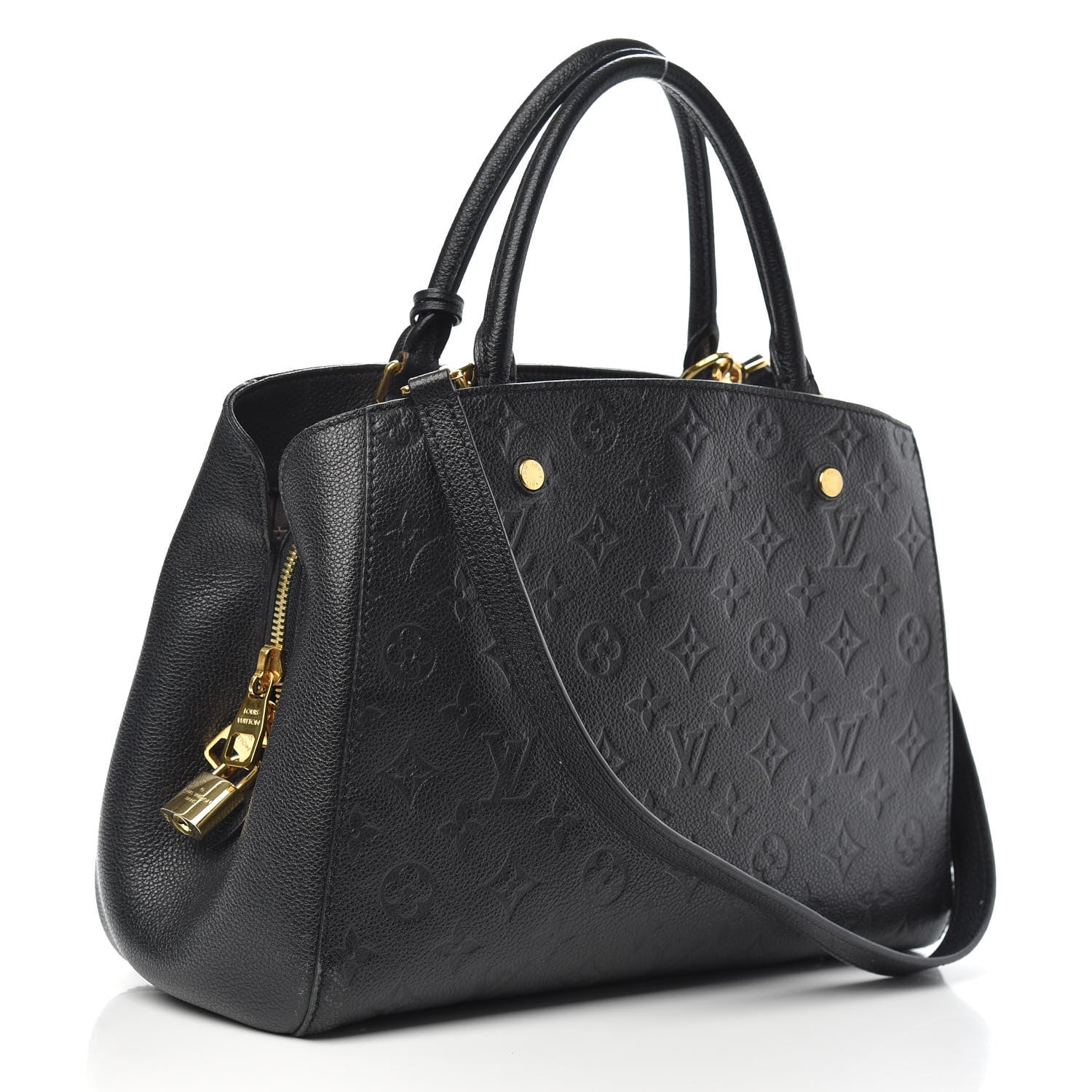Louis Vuitton Empreinte Montaigne MM Black 3 of 13