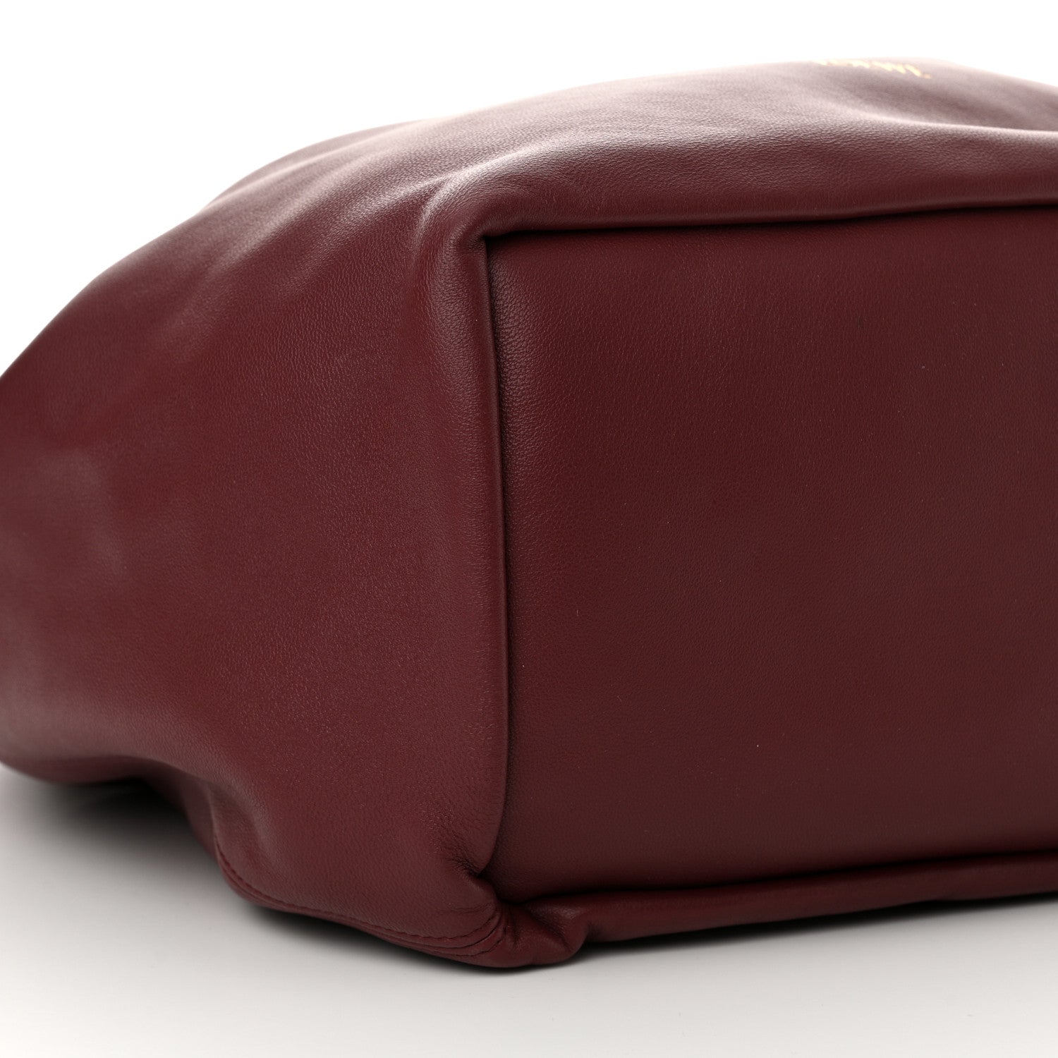 Loewe Buttery Nappa Lambskin Medium Squeeze Bag Burgundy 8 of 9