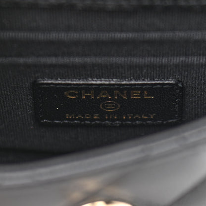 Chanel Lambskin Quilted Mini Trendy CC Chain Wallet Black 6 of 11