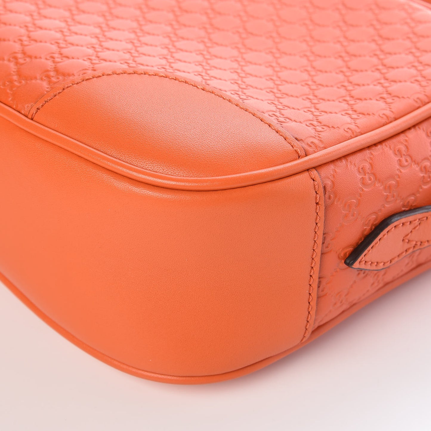 Soft Microguccissima Mini Bree Messenger Bag Sun Orange