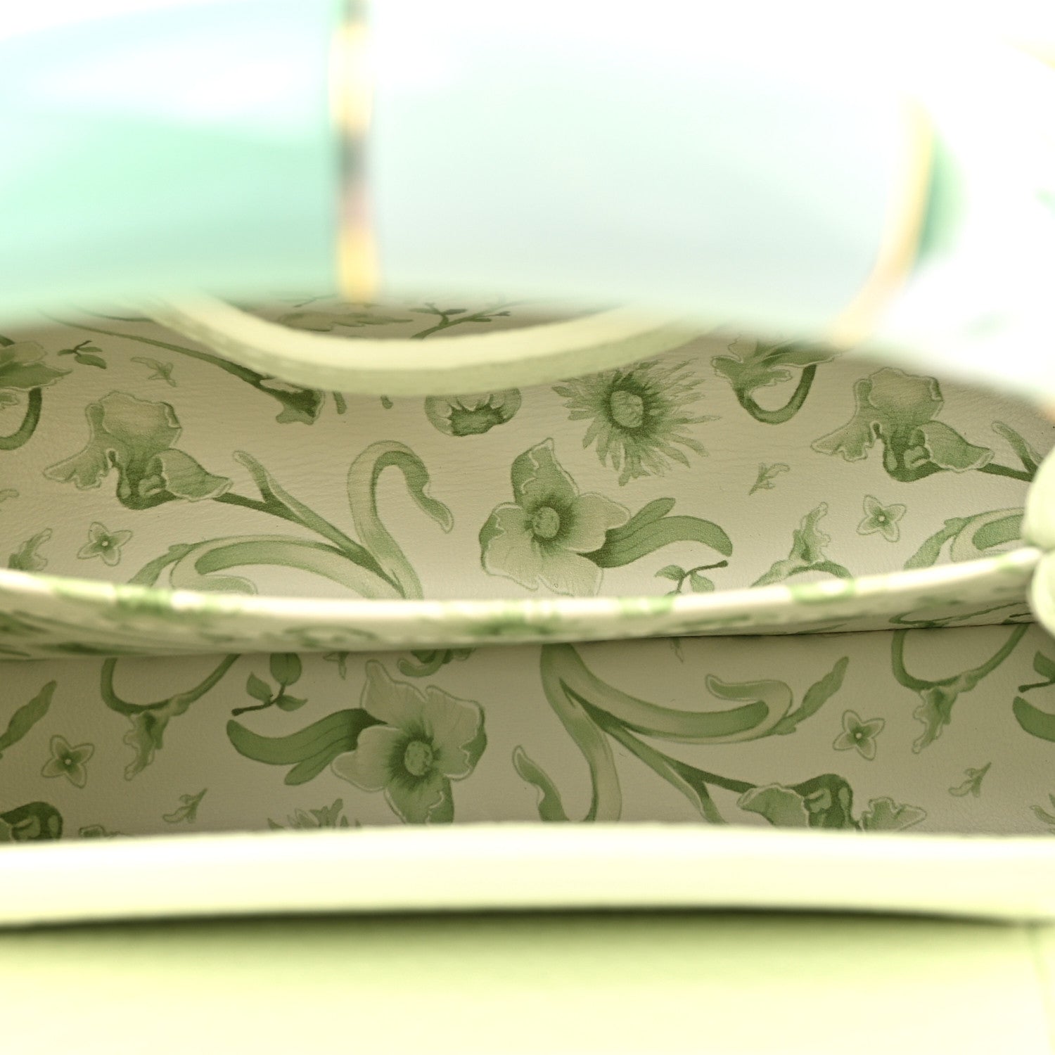 Louis Vuitton Taurillon Karung Mini Capucines Vert D'eau Green 5 of 11