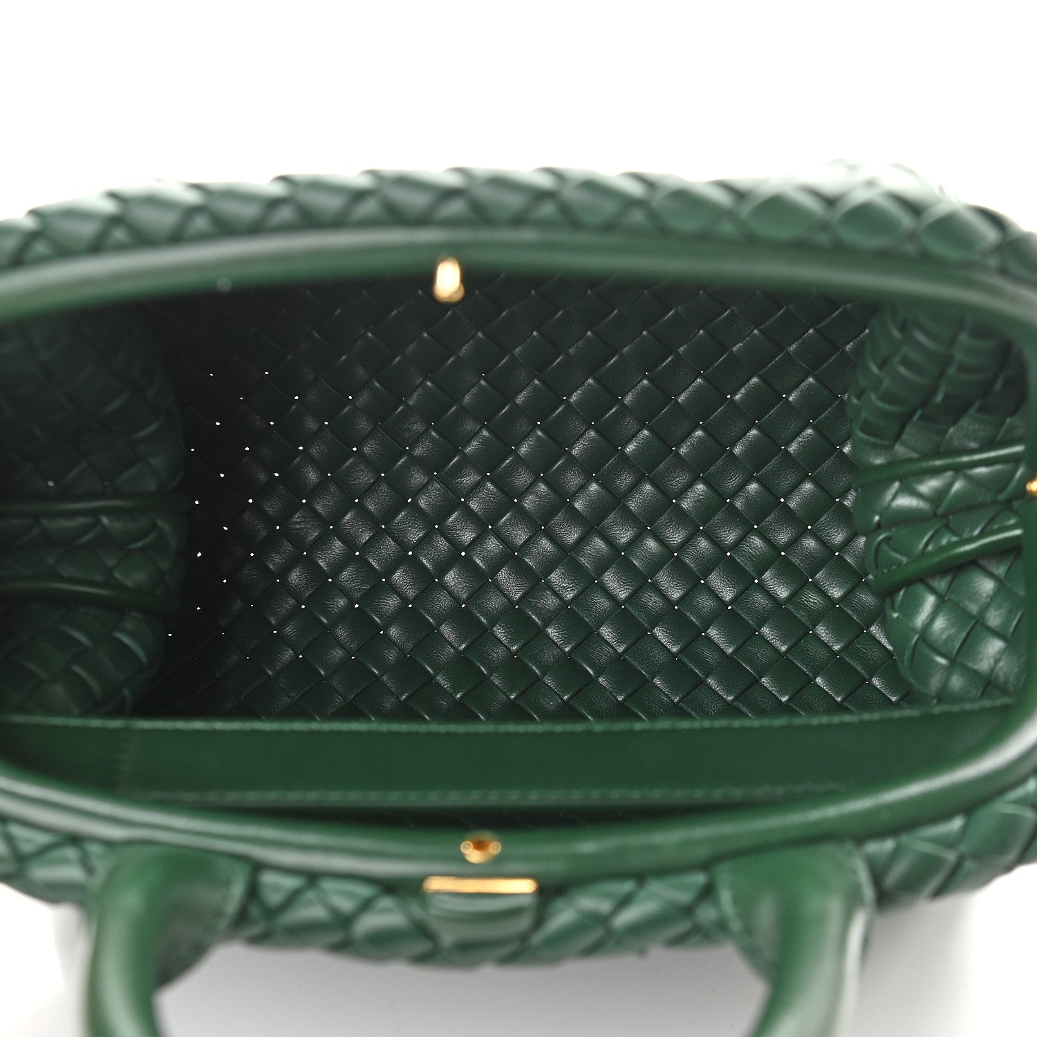 Bottega Veneta Nappa Intrecciato Small Padded The Handle Tote Raintree 5 of 9