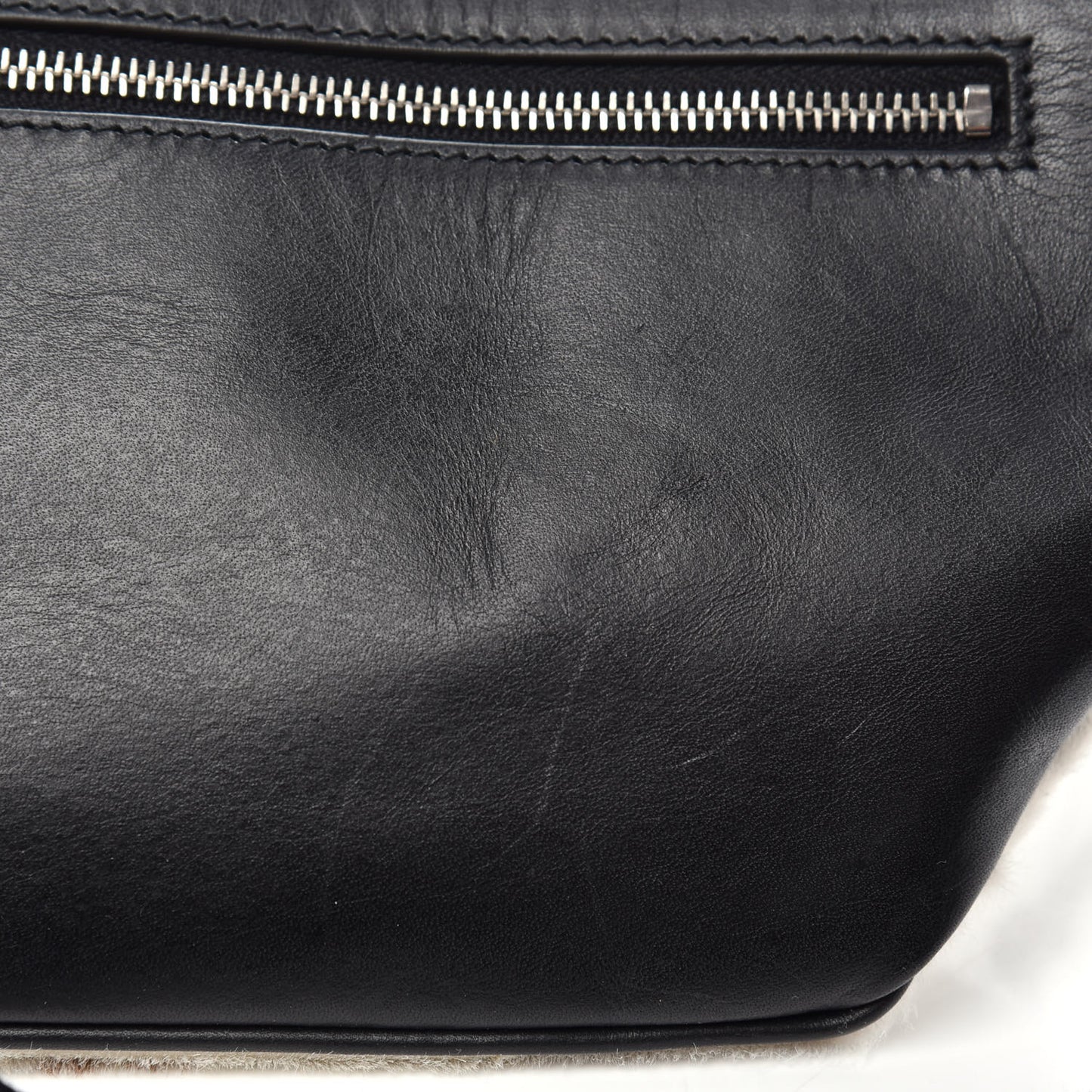 Calfskin Calf Hair Pony Belt Bag Multicolor