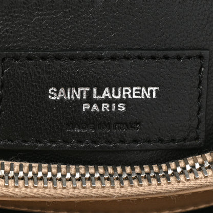 Saint Laurent Calfskin Y Quilted Monogram Small Loulou Chain Satchel Dark Beige 6 of 10