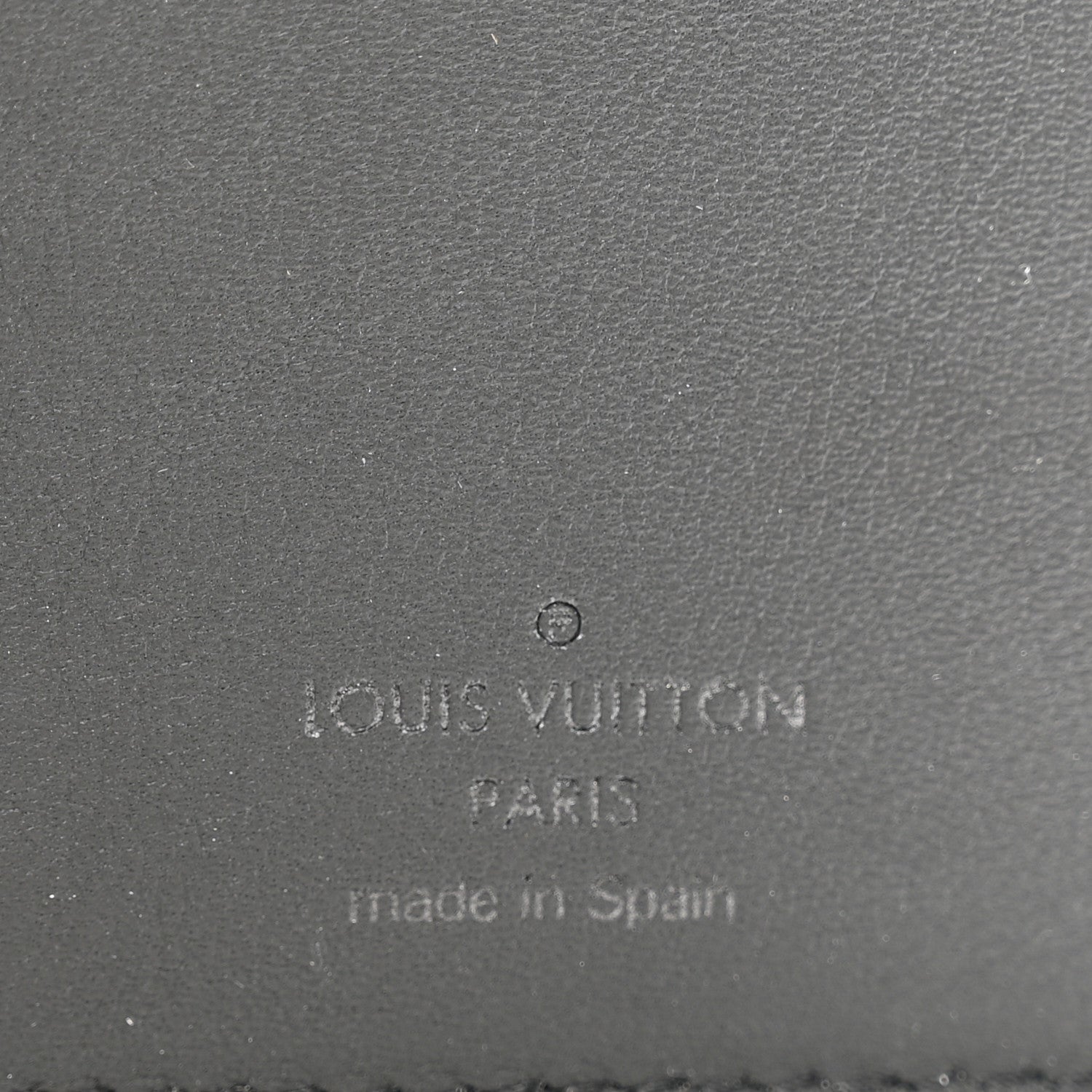 Louis Vuitton Calfskin Monogram Shadow Brazza Wallet Black 6 of 7