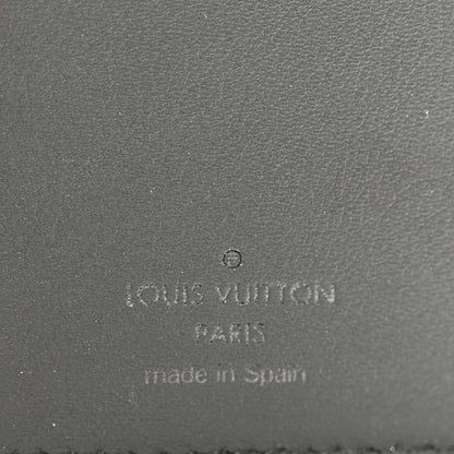 Louis Vuitton Calfskin Monogram Shadow Brazza Wallet Black 6 of 7