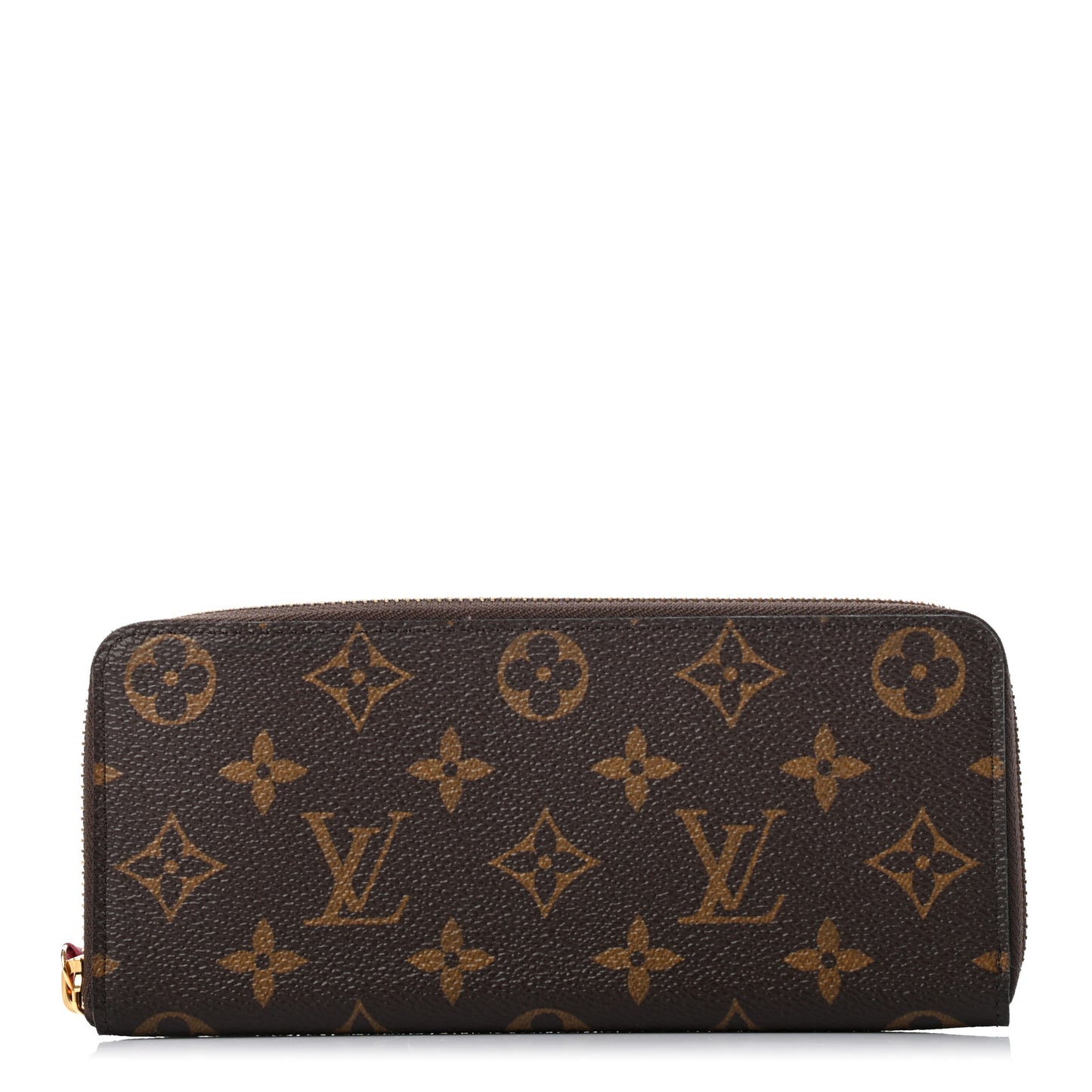 Monogram Clemence Wallet Fuchsia