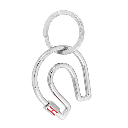 Hermes Stainless Steel Fer a Cheval Key Ring 1 of 4