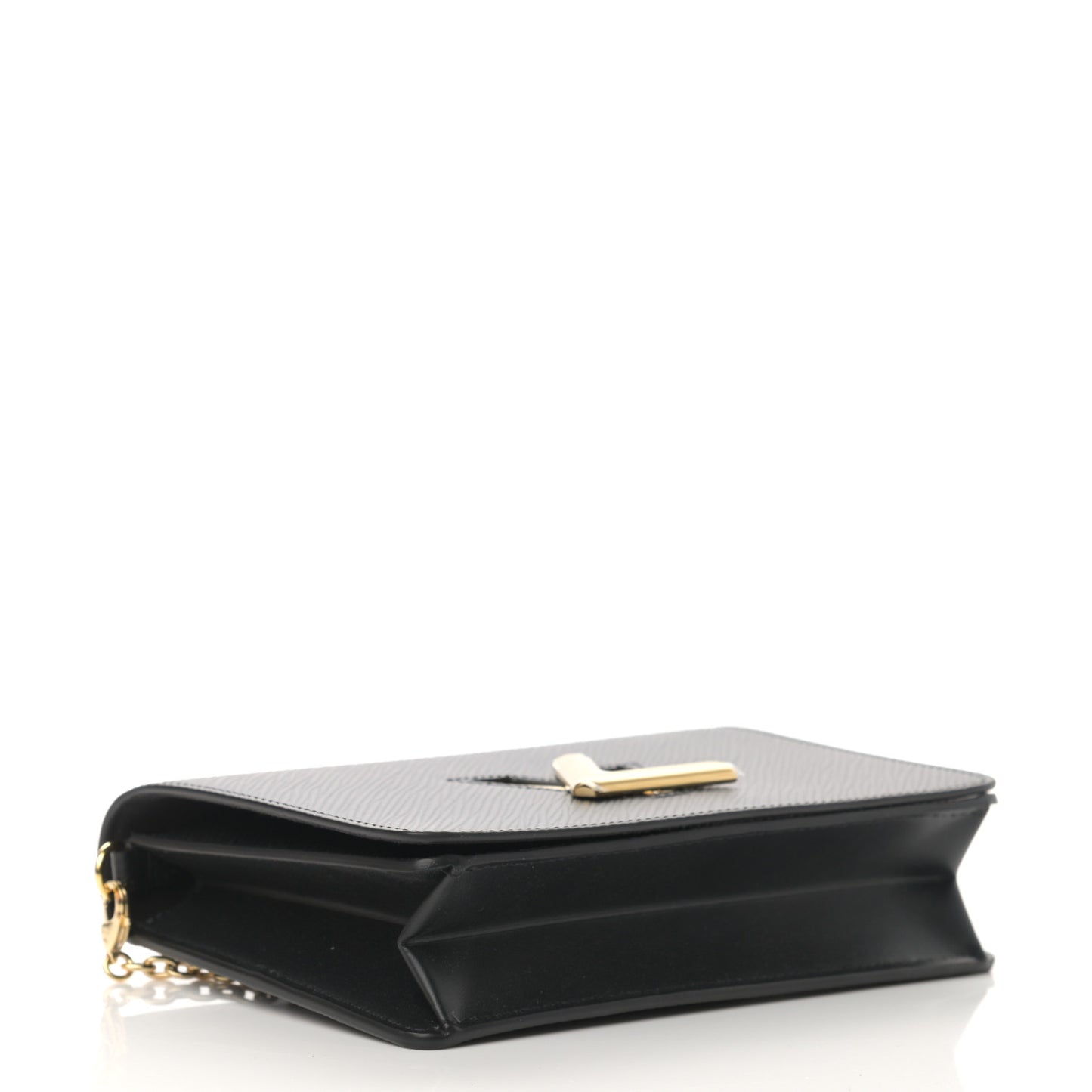 Epi Twist Belt Chain Wallet Black