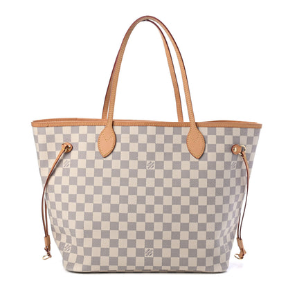 Louis Vuitton Damier Azur Neo Neverfull MM Rose Ballerine 1 of 4