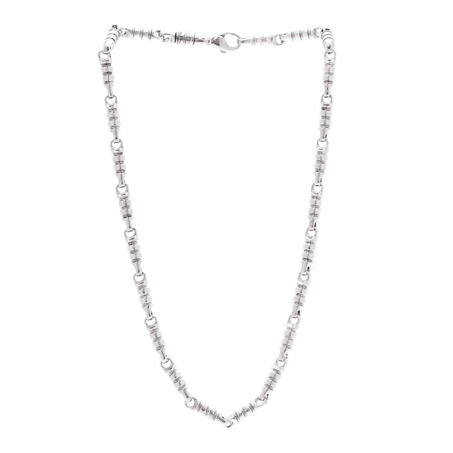 Tiffany Sterling Silver Paloma Picasso Groove Necklace 3 of 4